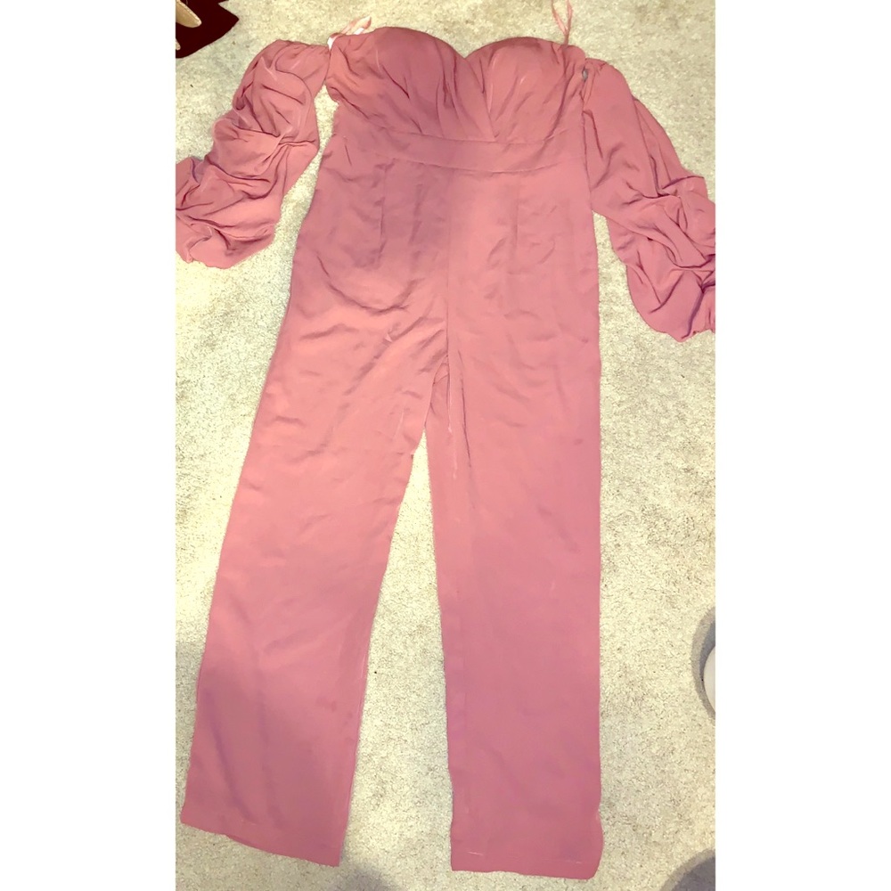 Ryana off the shoulder puff sleeved romper